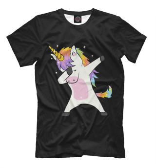 Мужская футболка Dabbing Unicorn