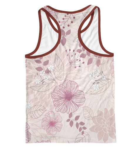 

Майки борцовки Print Bar, Белый, Цветы