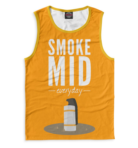

Майки Print Bar, Белый, Smoke Mid Everyday