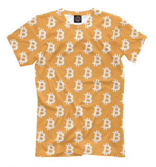 Мужская футболка Биткоин