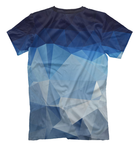 Футболка для мальчиков с изображением Polygonal цвета Белый
