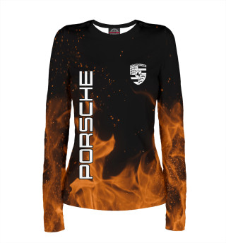 Porsche yeallow fire