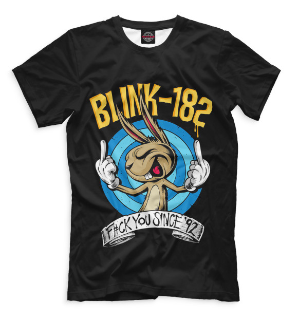 Мужская футболка с изображением Blink since 92 цвета Черный