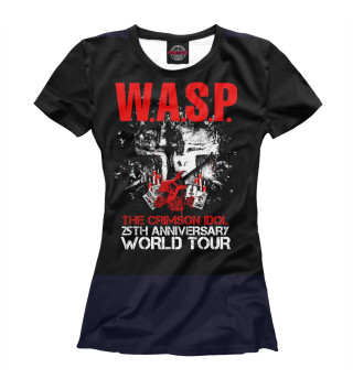 Женская футболка W.A.S.P. тур 2017