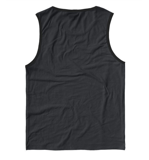 Мужская майка с изображением Вольфшпиц цвета Белый