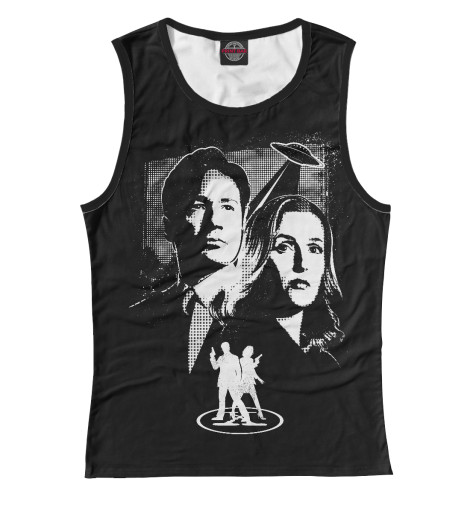 

Майки Print Bar, Белый, X-Files