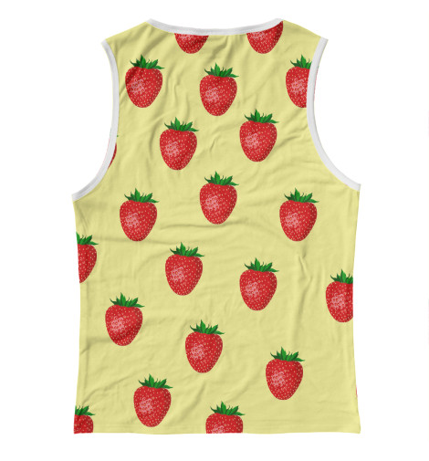 

Майки Print Bar, Белый, Клубника