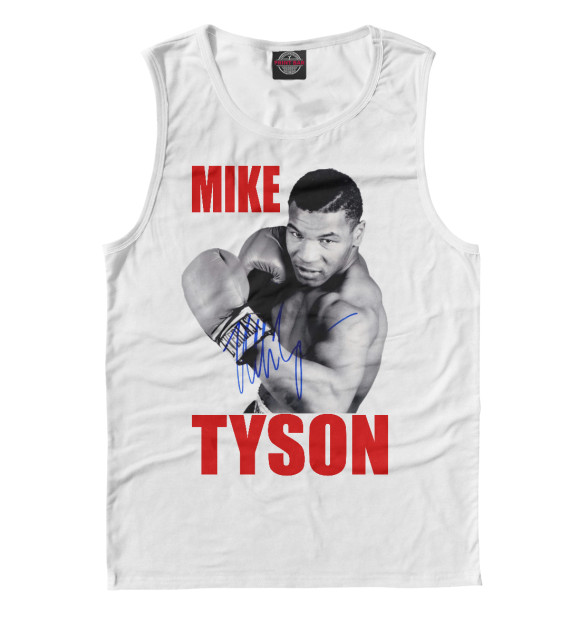 Майка для мальчика с изображением Тайсон цвета Белый
