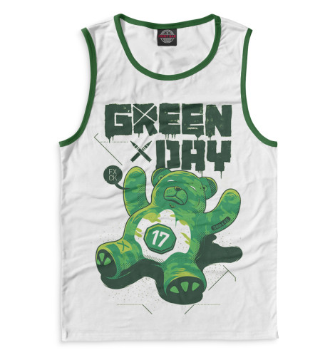 

Майки Print Bar, Белый, Green Day