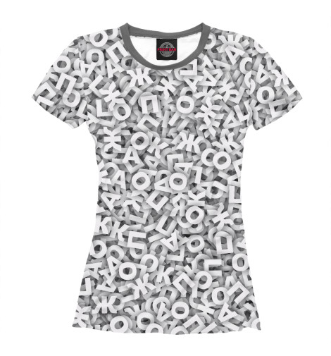 

Футболки Print Bar, Белый, Буквы