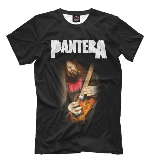 Футболка для мальчиков с изображением Dimebag Darrell цвета Черный