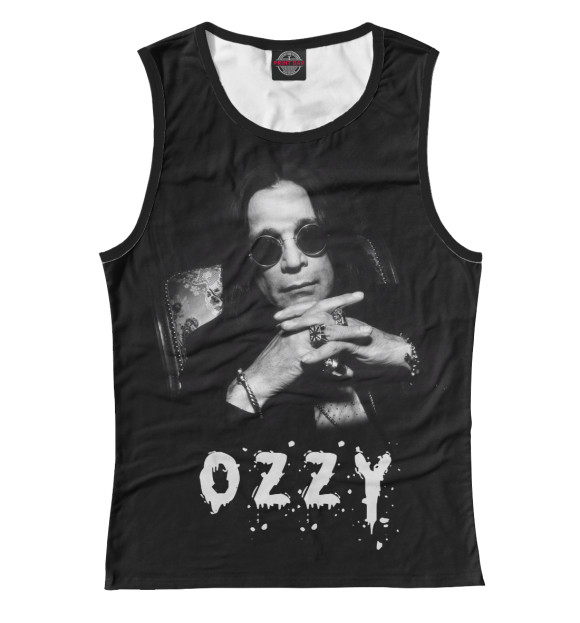Майка для девочки с изображением Ozzy Osbourne цвета Белый