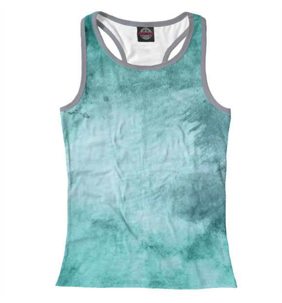 Женская майка-борцовка с изображением Краска цвета Белый