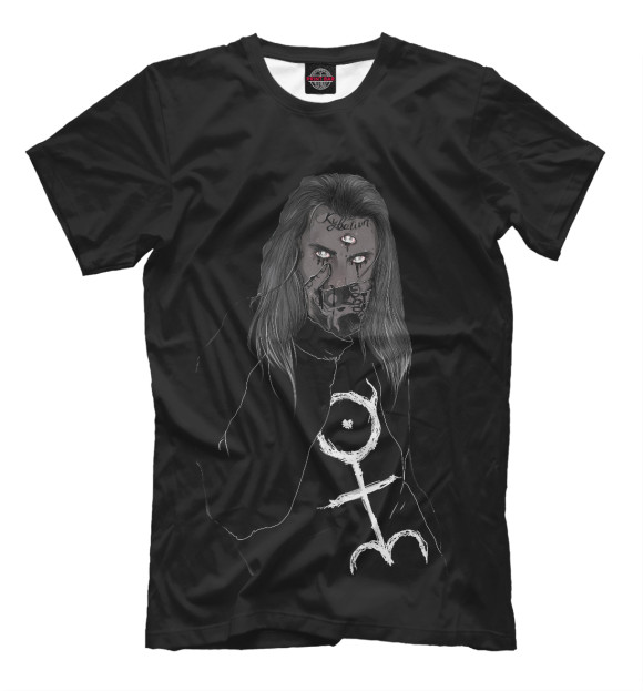 Мужская футболка с изображением Ghostemane цвета Черный