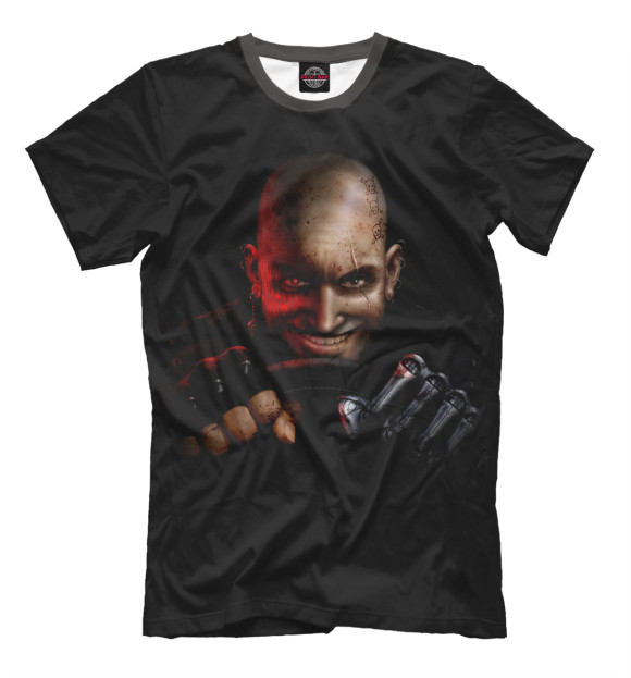 Мужская футболка с изображением Carmageddon цвета Черный