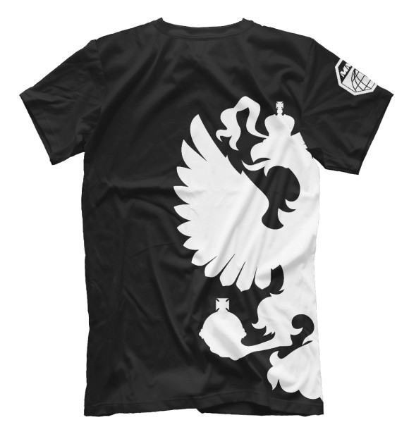 Футболка для мальчиков с изображением MMA Россия цвета Белый