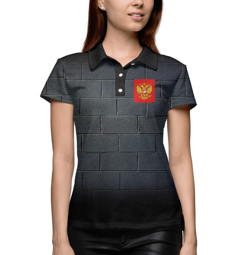 

Поло Print Bar, Белый, Russia