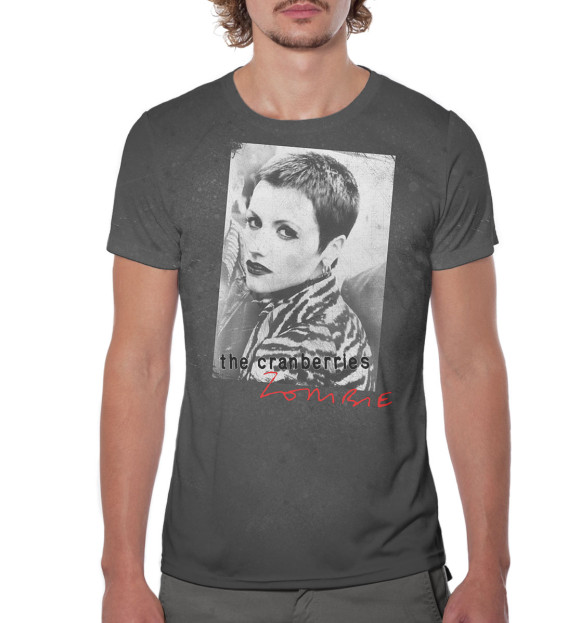 Мужская футболка с изображением The Cranberries цвета Белый