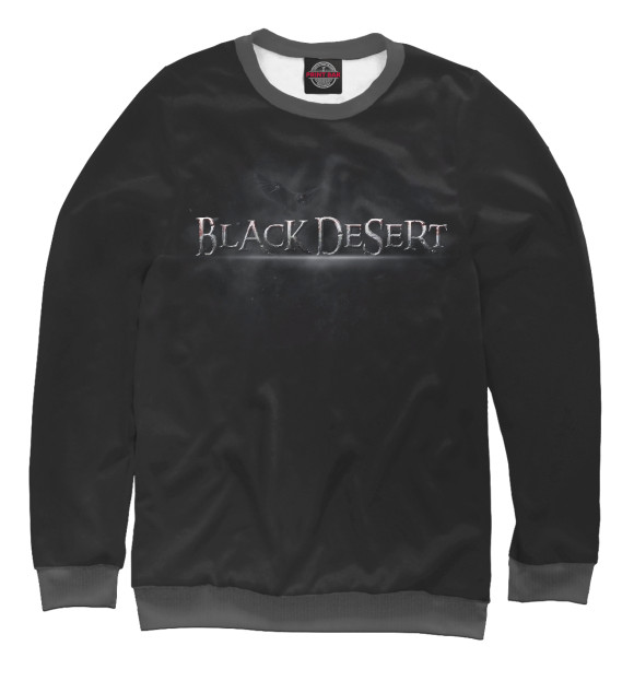 Свитшот для девочек с изображением Black Desert цвета Белый