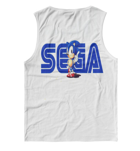 

Майки Print Bar, Белый, SONIC