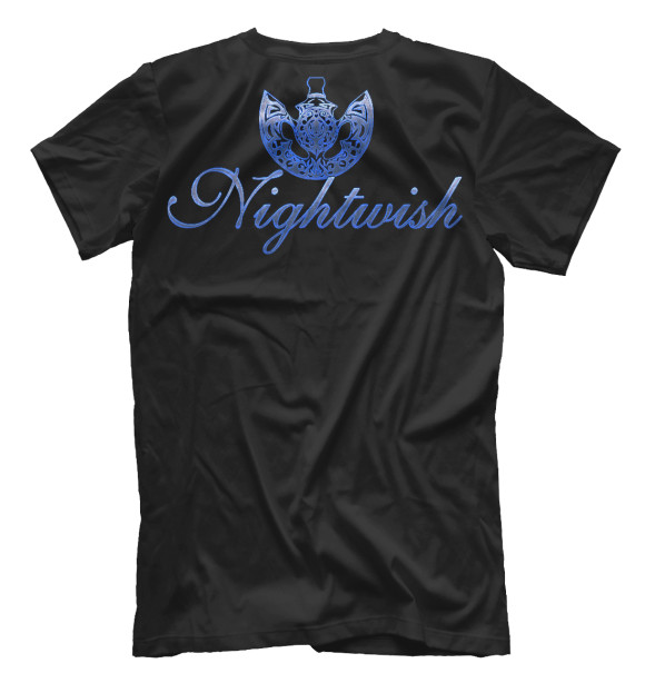 Мужская футболка с изображением Nightwish цвета Белый