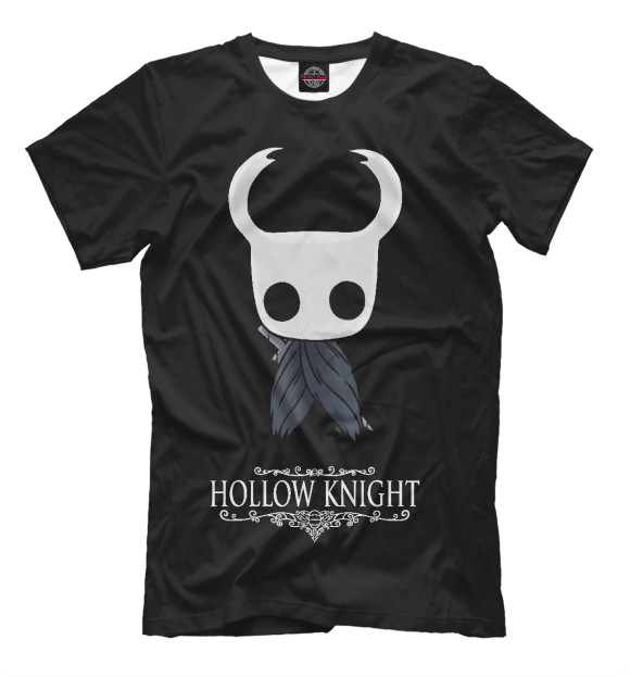 Мужская футболка с изображением Hollow Knight цвета Белый