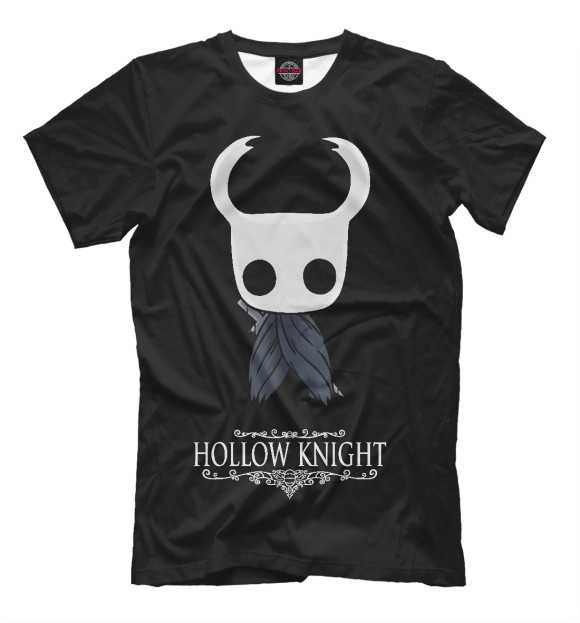 Футболка для мальчиков с изображением Hollow Knight цвета Белый