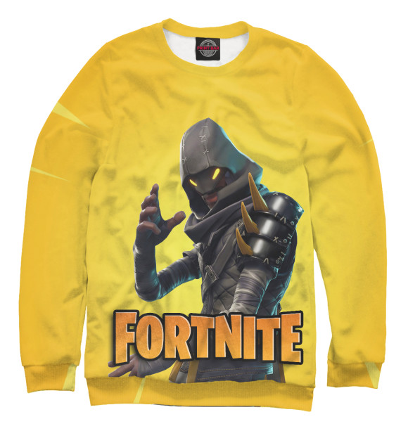 Женский свитшот с изображением FORTNITE цвета Белый