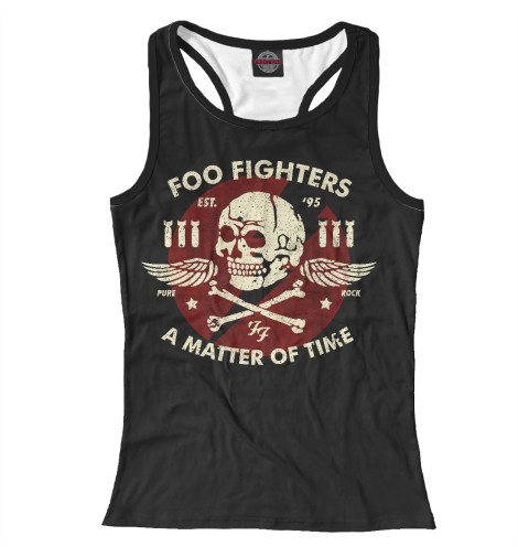 

Майки борцовки Print Bar, Белый, Foo Fighters