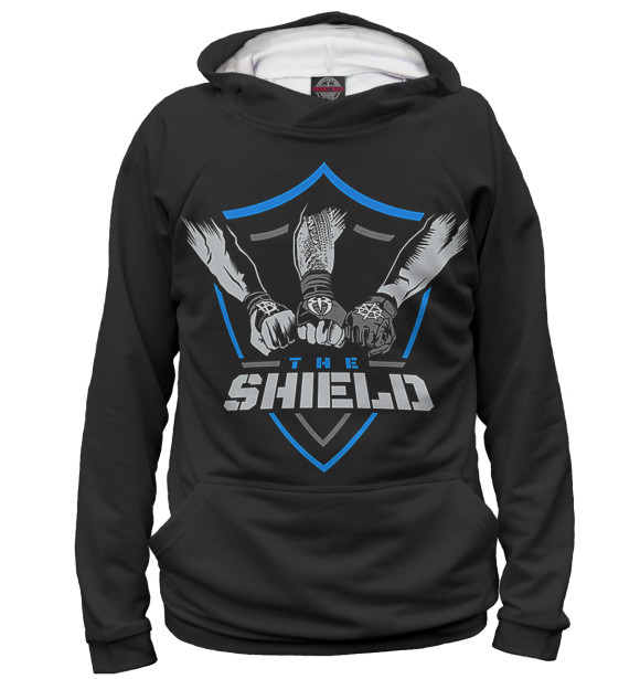 Худи для девочки с изображением The Shield цвета Белый