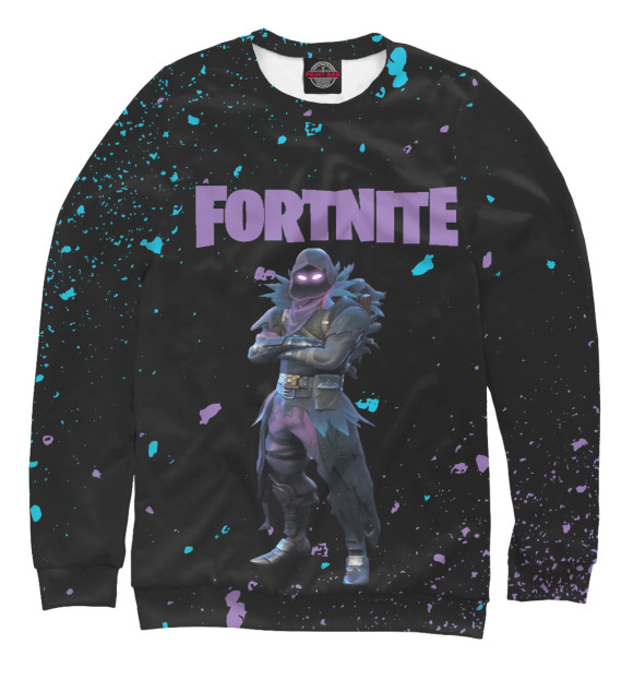Женский свитшот с изображением FORTNITE цвета Белый
