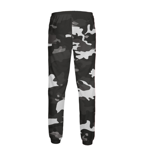 Мужские спортивные штаны с изображением Camouflage цвета Белый