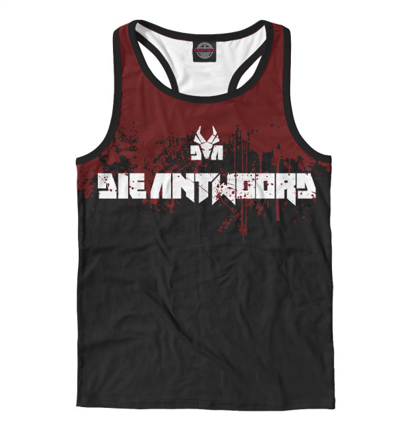 Мужская майка-борцовка с изображением Die Antwoord цвета Белый