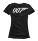 Женская футболка Agent 007