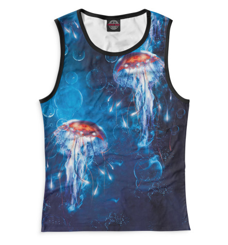 

Майки Print Bar, Белый, Медузы