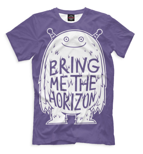 

Футболки Print Bar, Серый, Bring Me The Horizon