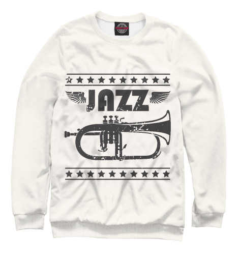 

Свитшоты Print Bar, Белый, Jazz Rules