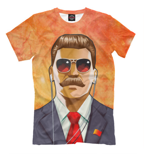 

Футболки Print Bar, Молочно-белый, Сталин