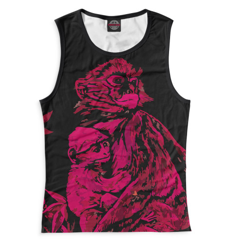 

Майки Print Bar, Белый, Обезьяны