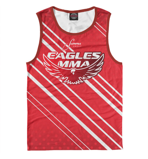 Майка для мальчика с изображением Eagles MMA цвета Белый