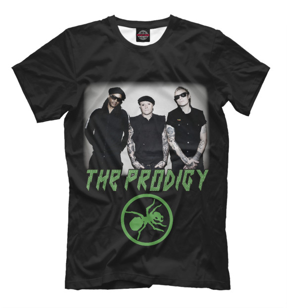 Футболка для мальчиков с изображением The Prodigy цвета Белый