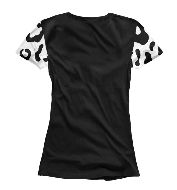 Женская футболка с изображением Леопардовый окрас 94 цвета Белый
