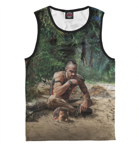 

Майки Print Bar, Белый, Far Cry 3 — Ваас
