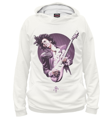 

Худи Print Bar, Белый, Prince: Purple rain