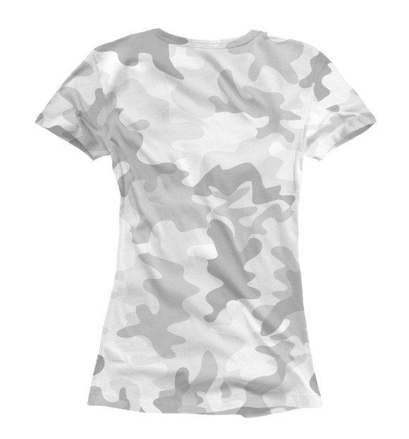 Женская футболка с изображением Лайк Кирилл цвета Белый
