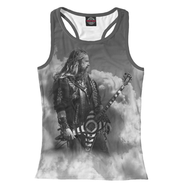 Женская майка-борцовка с изображением Закк Уайлд цвета Белый