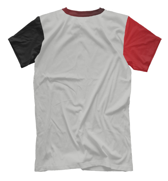 Мужская футболка с изображением Кикбоксинг цвета Белый
