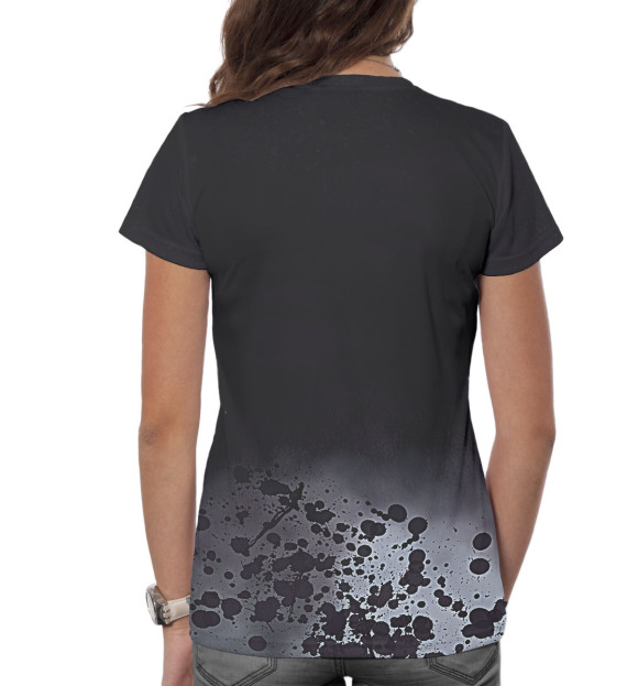 Женская футболка с изображением Сектор Газа цвета Белый