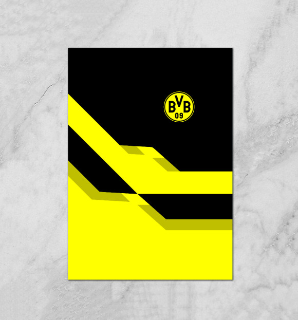 Плакат с изображением Borussia Dortmund цвета Белый