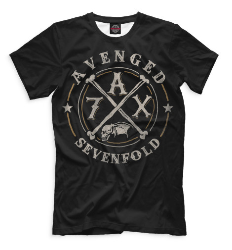 

Футболки Print Bar, Черный, Avenged Sevenfold